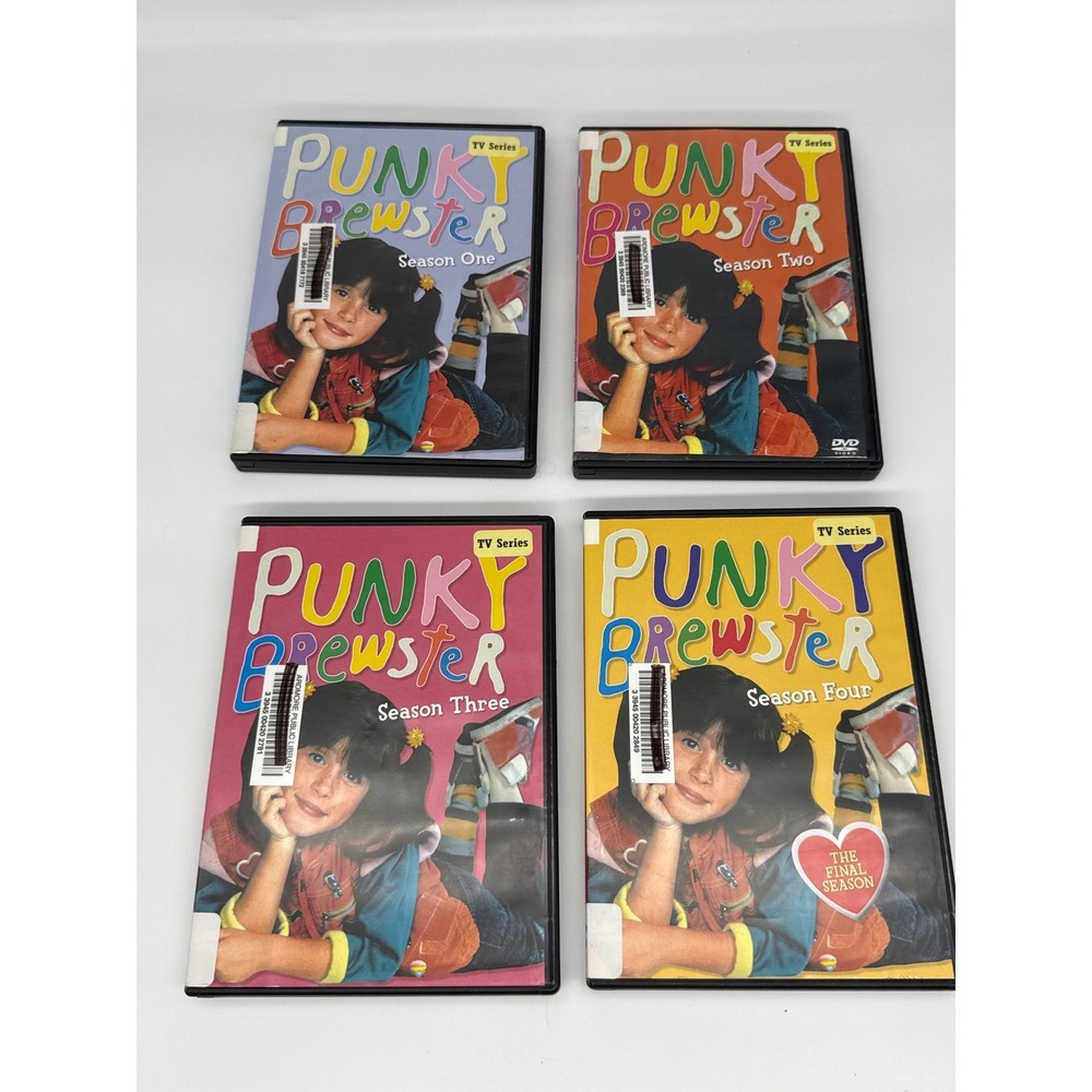 Punky Brewster Complete Series DVD Set Seasons 1 2 3 4 1980s TV Kids EX Library